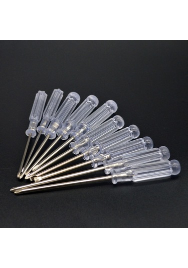 Neevoyu Bilgisayar Ve Aleti Tamiri İçin 5'li Mini Tornavida Seti - 3.0, 2.5, 2.0 Çaplı Artı Ve Çizgi Uçlu