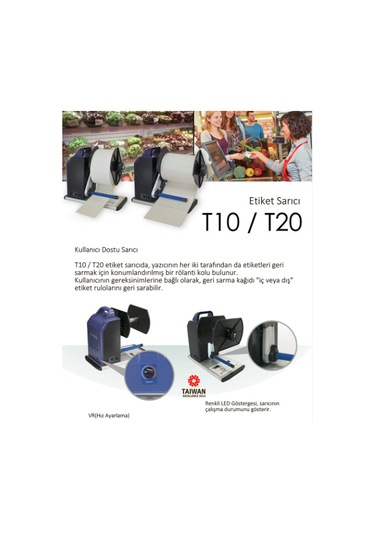Godex T10  Harici Etiket Sarıcı