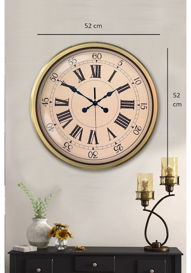 Büro Ev Ofis Hediyesi İçin 52cm Retro Metal Stil Duvar Saati Diğer