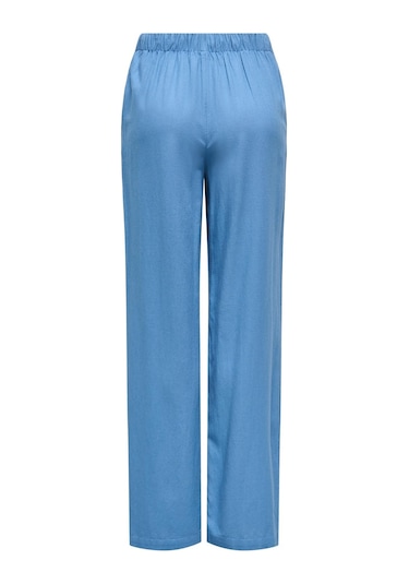 Only Onlgoa Mw Lınen Bl Pull-up Pant Cc Pnt Mavi