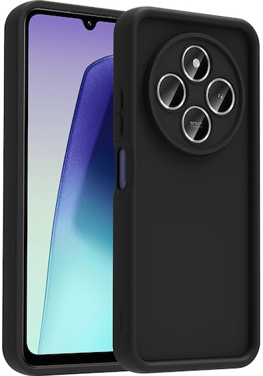 Toyigoo Redmi 14c Kılıf Kamera Korumalı Ananas Kapak - Mürdüm Mürdüm