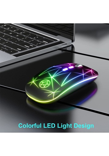 Kablosuz Fare, 3 Ayarlanabilir Dpı Seviyesine Sahip 2.4g Bilgisayar Faresi