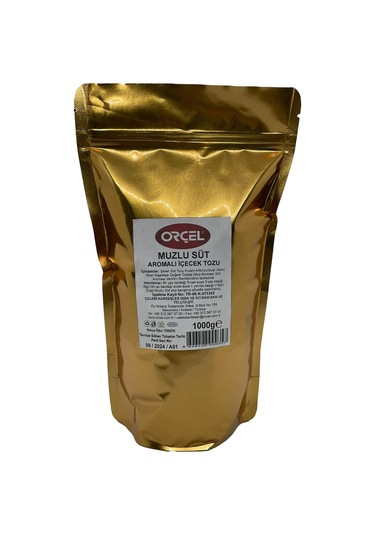 Orçel Muzlu Süt Aromalı İçecek Tozu Oralet Çay 1 KG