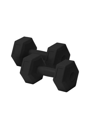 Evde Pilates Keyfi İçin Tam Set 6mm Pilates Mindere, Dambıla, Lastiğe Ve Daha Fazlasına Sahip Siyah