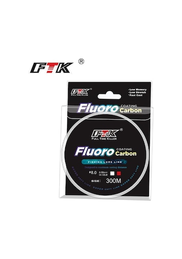 300 M Florokarbon Kaplı Olta 0.14mm-0.50mm 4.136lb-34.32lb Karbon Fiber Olta Yem Hattı Batan Hattı Japonya 0.20mm-7.15lb