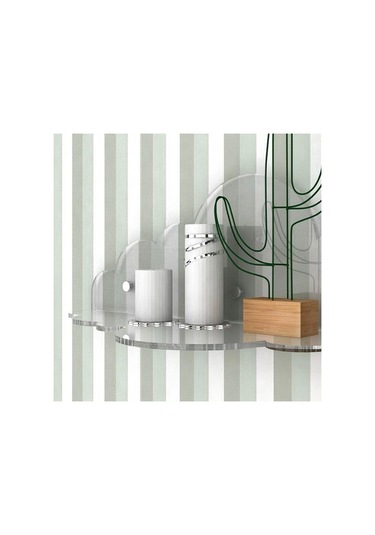 Çocuk Odası Bulut Pleksi Duvar Rafı 35x15 CM