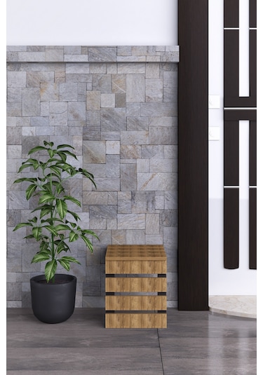 Moka Park Avm Akasya Duvara Monte Katlanabilir Tabure Çok Ceviz