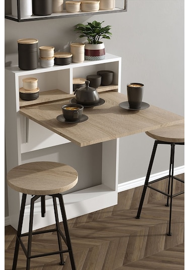 Decormet Bracked Çok Fonksiyonlu Masa Patara Çok Renkli