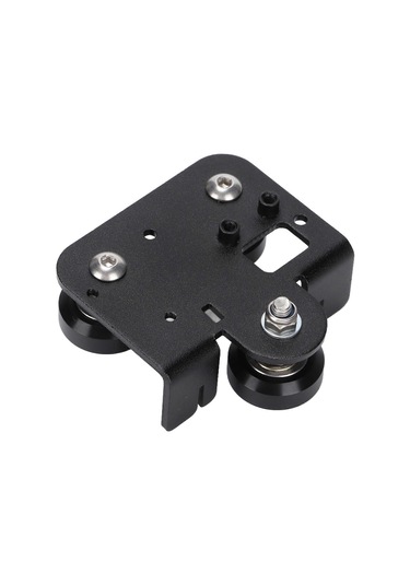 Ender3 V2 İçin Kasnaklı Siyah Metal 3d Yazıcı Ekstrüder Sırt Destek Plakası