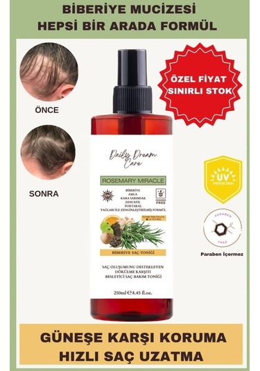Daily Dream Care Biberiye Saç Toniği 250 ML