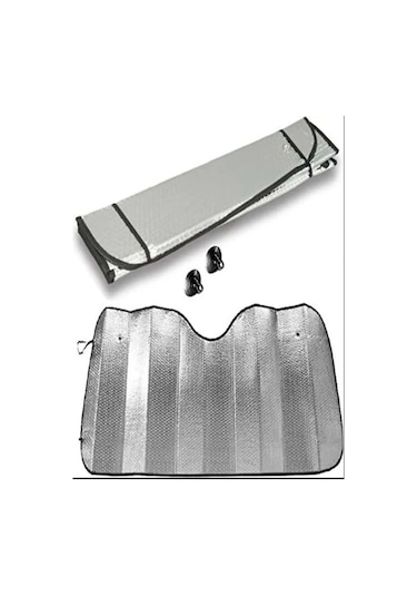 Oto Güneşlik Balonlu Çift Taraflı Alüminyum Folyo Kaplı Oto Güneşlik 130x60 Cm Royaleks-80740