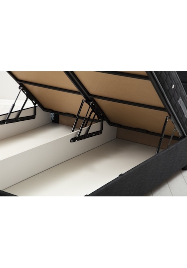 140x200 Motya Baza Başlık Seti - Antrasit