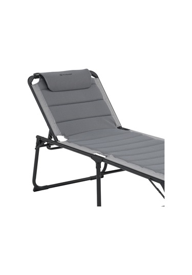 Outwell Samoa Premium Ultra Konforlu 5 Pozisyonlu Katlanır Şezlong Grey Gri