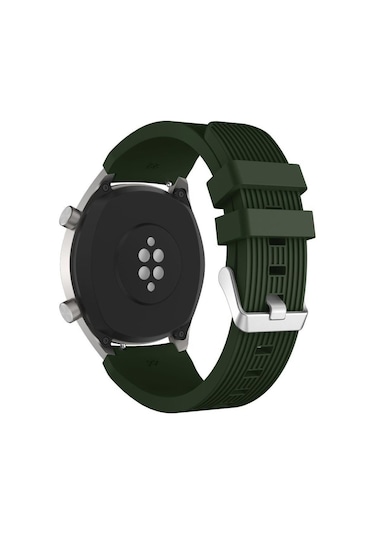 Samsung Galaxy Watch 46Mm Sm-R800 Kordon Kayış Delux Silikon Bhs3