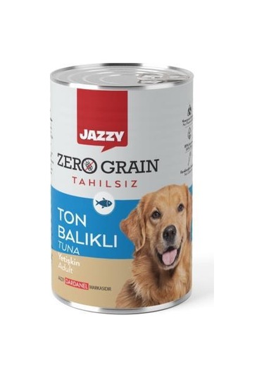 Jazzy Zero Grain Ton Balıklı Yetişkin Köpek Maması 380 G