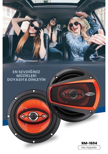 Goldmaster Rm-1694 4 Way 700 Watt Oto Hoparlör