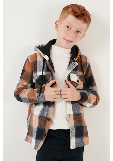 Lela Erkek Çocuk Gömlek Cf24w81778 Taba