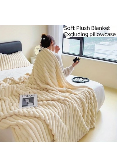 Willowhaven Hediye Battaniye Khaki Plüş Tüm Mevsimler Yumuşak Yıkanabilir 150x200cm