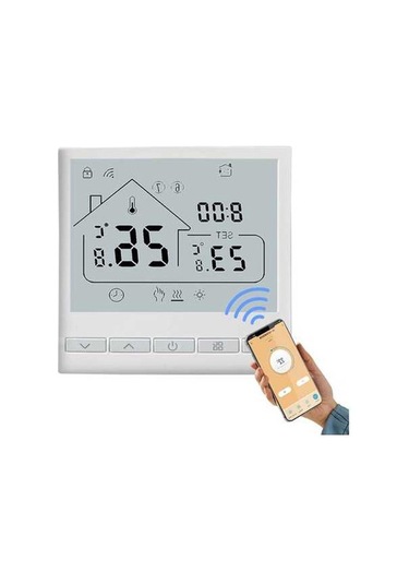 Pazly Wifi Akıllı Termostat 5+2 Programlanabilir 3a Su Isıtma Tuya Ses Kontrolü