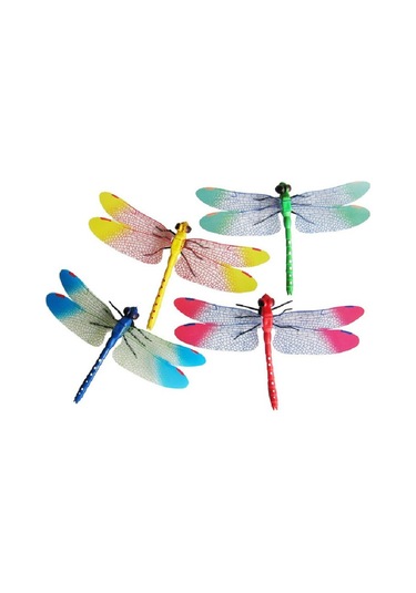 Sones Adet/takım Simülasyon Yusufçuk Manyetik Buzdolabı Çıkartmaları Ev Duvar Bahçe Dekorasyonu Manyetik