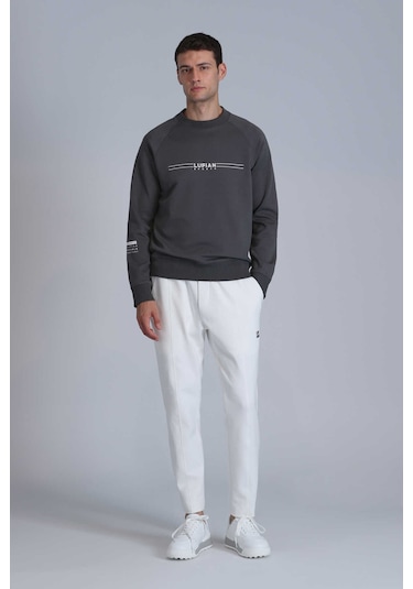 Lufian Erkek Sweat 112030144 Haki Haki