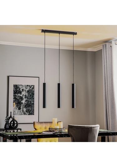 Archio Üçlü Ledli Sıralı Sarkıt Avize Çok Renkli