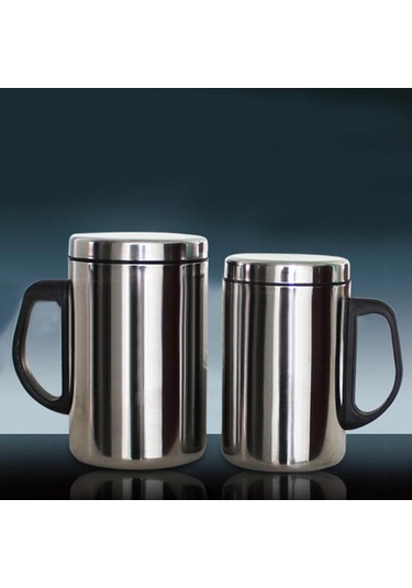 500 Ml Paslanmaz Çelik Seyahat Yalıtımlı Kupa Kahve/su/çay Bardağı 350 Ml Hediye Yeni 500 Ml