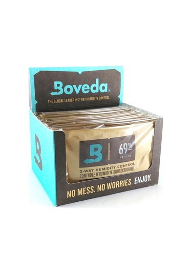 Boveda 69 60 G Humidor Puro Kutusu Nemlendirici 12li Paket Saf Su