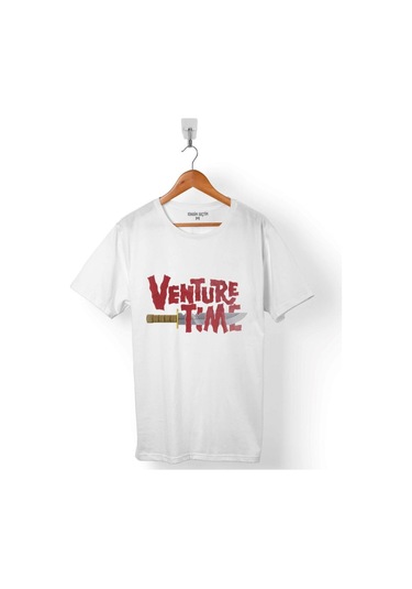 Venture Adventure Tıme Logo Bıçak Erkek Tişört 001