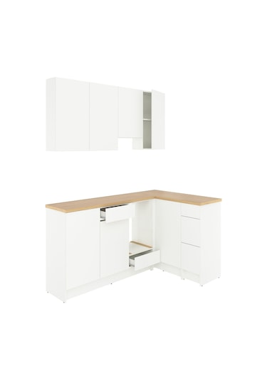 Ikea Beyaz Modern Mutfak Dolabı