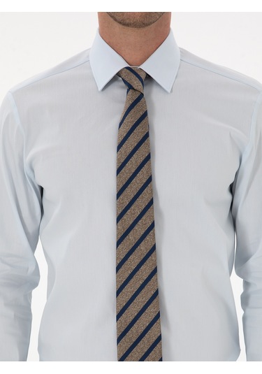 Cacharel Açık Mavi Slim Fit Pamuk Karışımlı Gömlek Denım