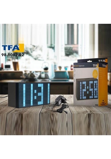Tfa 98.1082.02 ''Time Block'' Led Işıklı Çalar Saat