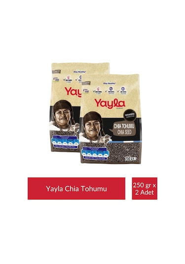 Yayla Gurme Chia Tohumu 250 Gr X 2 Adet