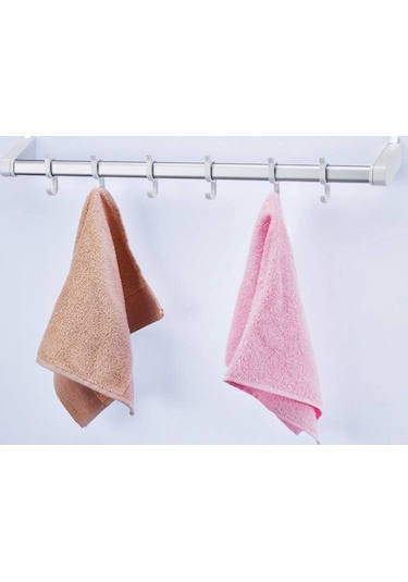 Primanova Kapı Arkası Askılık Beyaz Alüminyum Paslanmaz Yapı 57Cm Çok Renkli