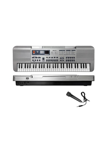 Nr-610 Çocuklar İçin 61 Tuş Usb Mp3 Pilli Mikrofonlu Org 3-12 Yaş