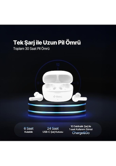 Ttec AirBeat Pro 2KM154 Bluetooth 4.3 Kulak İçi Kulaklık