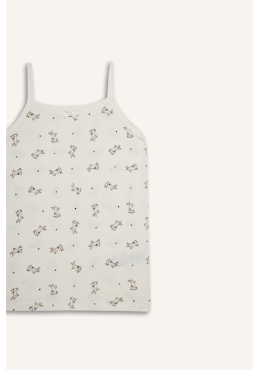 Defacto Kız Çocuk Tavşan Baskılı 2li Atlet F8584a825aupn26 Pembe