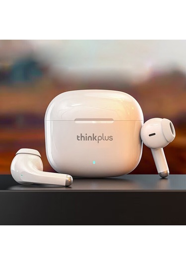 Kangvka Lenovo Lp40 Pro Kablosuz Bluetooth Kulaklık, Spor İçin Yarı Kulak İçi Tasarım, Uzun Pil Ömrü, Beyaz Stk İngilizce Sinyal Versiyonu