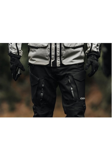 Clover Adv Korumalı Motosiklet Pantolonu Siyah