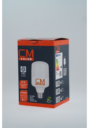 40w Yüksek Performanslı Led Torch Ampul, E27 Duy, 6500k Beyaz Işık, 2700 Lümen