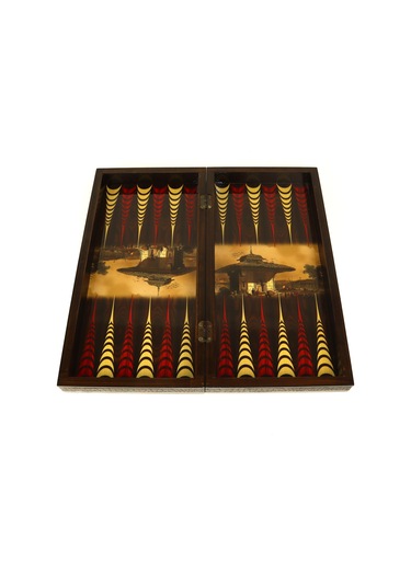 Yenigün Üsküdar Üçüncü Ahmet Çeşmesi Resimli Tavla