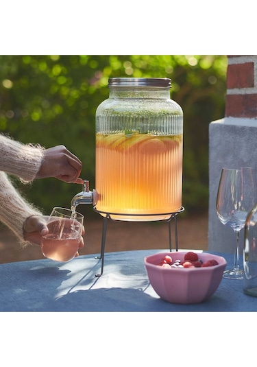 Vardagen Musluklu Cam Sürahi Kavanoz 5 Lt.