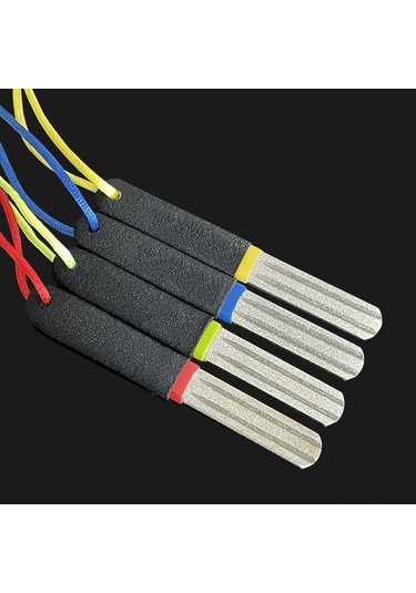 Reedark Diamant Taşlı İki Yönlü İğne Sökmecesi, Balıkçılar İçin Keskinleştirici Alet, Siyah-yesil Kollü, Logo Yok