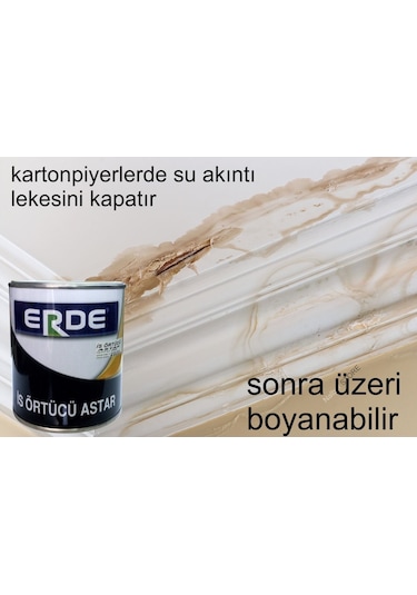 Erde İs Örtücü 0.15Lt=0,30Kg-Tüm Rutubet-İs-Yağ Lekelerini Kapatı