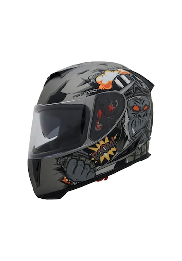 Cox Güneş Vizörlü Kapalı Kask Sr-F Boom Mat