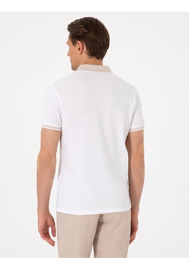 Pierre Cardin Erkek Beyaz Tişört 50307562-vr013 Beyaz