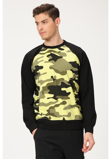 Alexander Gardi Alexandergardı Kamuflaj Desenli Sweatshirt Un-14591 001
