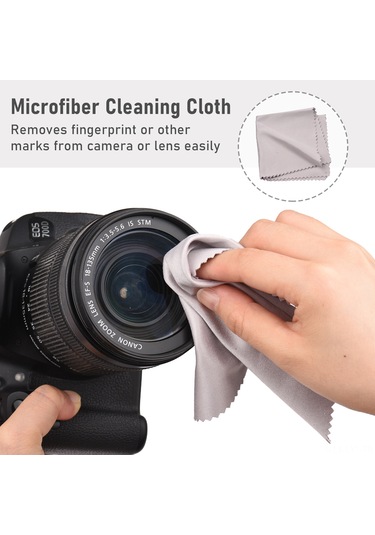 Youtek Kamera Temizlik Seti: Antistatik Eldivenler, Lens Fırçası Ve Mikrofiber Mendil İle Fotoğraf Cihazlarını Koruyun