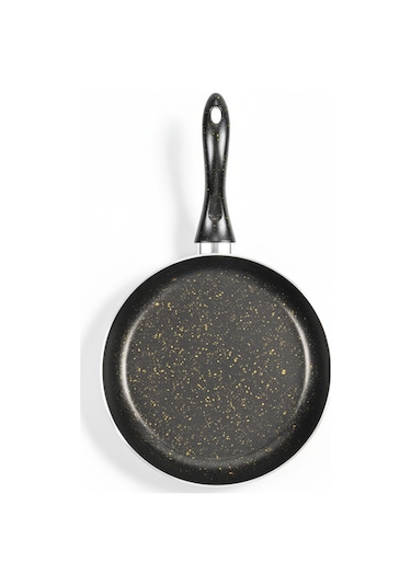 Bonetti Granit Tava - 28 Cm Siyah Siyah