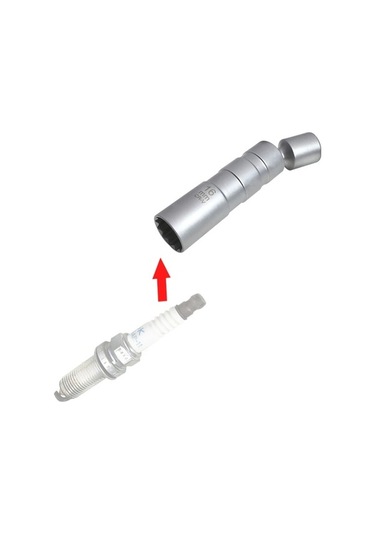 Ebitda Zk-010 Bmw İçin 16mm Evrensel Buji Sökme Kol Aracı - Krom Vanadyum Bi-hex